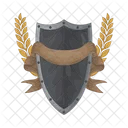 Shield Medal Gold Icon