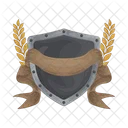 Shield Medal Gold Icon