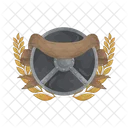 Shield Medal Gold Icon