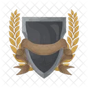 Shield Medal Gold Icon