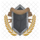 Shield Medal Gold Icon