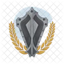 Shield Medal Gold Icon