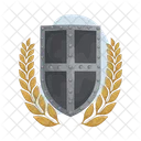 Shield Medal Gold Icon