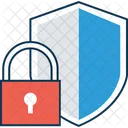 Shield With Lock  Icon