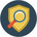 Shield With Magnifier Icon