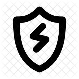 Shield zap  Icon