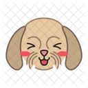 Shih Tzu Dog Smiling Icon