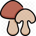 Shitake-Pilz  Symbol