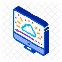 Shining Cloud Computer Icon