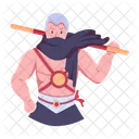 Shinobi Warrior Fighter Ninja Male Fighter Icône