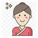 Shintoist Woman Icon