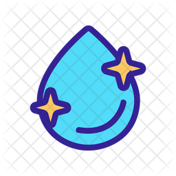 Shiny Water Drop Icon Of Colored Outline Style Available In Svg Png Eps Ai Icon Fonts