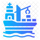 Ship Sea Water Icon