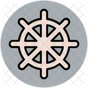 Ship Wheel Boat Icon