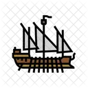 Ship Byzantine Empire Icon