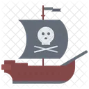 Ship Pirate Seafaring Icon