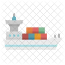 Ship Boat Cargo Icon