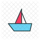 Ship Paper Boat Paper Toy Icon