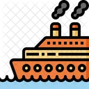 Ship Transportation Vacation Icon