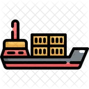 Ship Logistic Shipping Icon