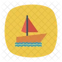 Ship Sailing Boat Icon