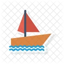 Ship Sailing Boat Icon