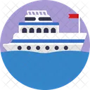 Public Transport Transportation Ship Icon