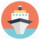 Ship Sea Traveling Icon