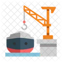 Ship Global Distribution Icon