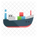 Ship Global Distribution Icon