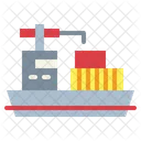 Ship Boat Containers Icon