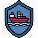 Ship Marine Insurance Icon