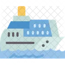 Ship Cruise Sea Icon