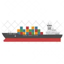 Ship Boat Cargo Industry Icon