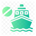 Ship Cargo Stop  Icon