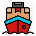 Ship Delivery Cargo Ship Delivery Store Icon