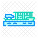 Ferry Ship Transport Icon