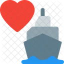 Ship Heart Love Ship Ship Icon