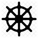 Ship Helm Ship Wheel Ship Steering Icon