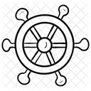 Boat Steering Boat Wheel Ship Wheel Icon