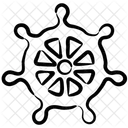 Ship Helm Control Wheel Ship Wheel Icon