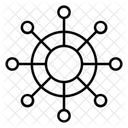 Ship Helm Ship Wheel Boat Steering Icon