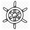 Ship Helm Rudder Icon