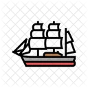 Ship Sails Geographical Icon