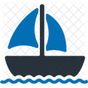 Ship Vessel Ocean Icon