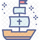 Columbus Day Sail Icon