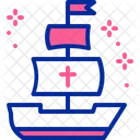 Columbus Day Sail Icon
