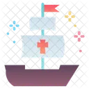 Columbus Day Sail Icon
