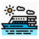 Ship Cruise Boat Icon