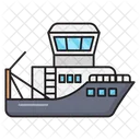 Ship Cruise Boat Icon